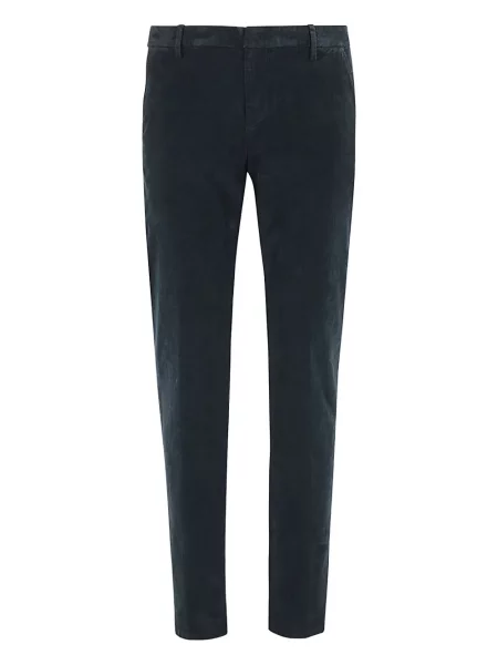 Pantaloni Dondup de catifea cord albastru