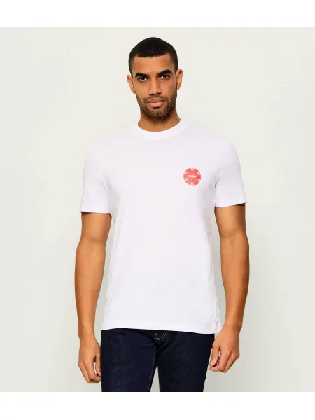 HUGO Tricou Datril alb