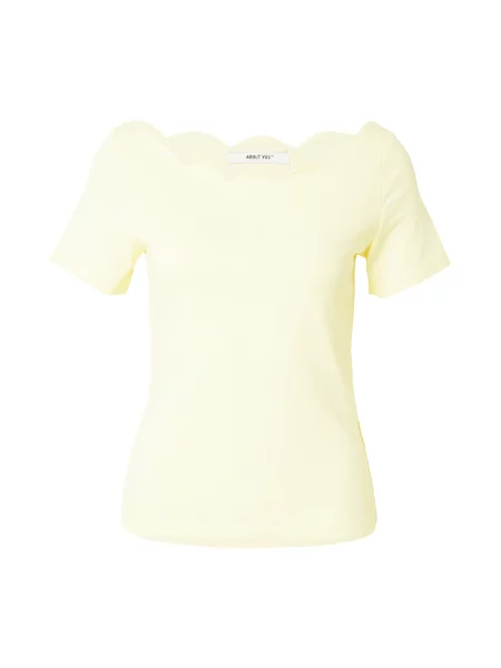 ABOUT YOU Tricou Charlotta deschis galben