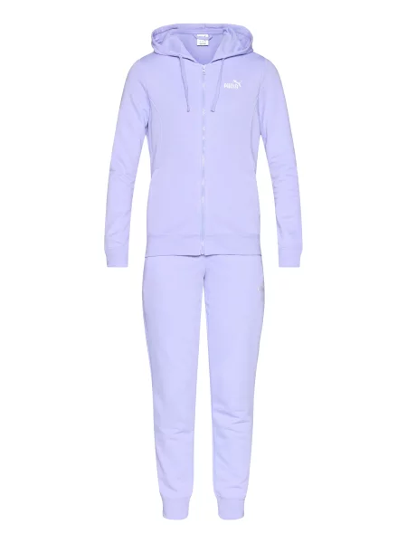 PUMA Športna trenirka sivka bela