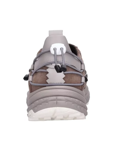 Sneakersy The Antipode skórzane zapinane na zatrzaski brązowe