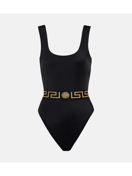 Costum de baie Versace cu imagine negru