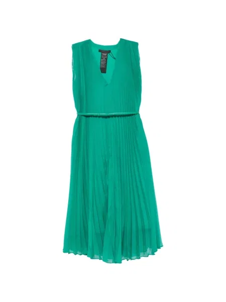 Cu centură rochie Max Mara verde