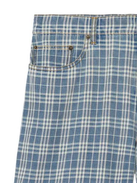 Pledinės džinsiniai šortai Burberry mėlyna