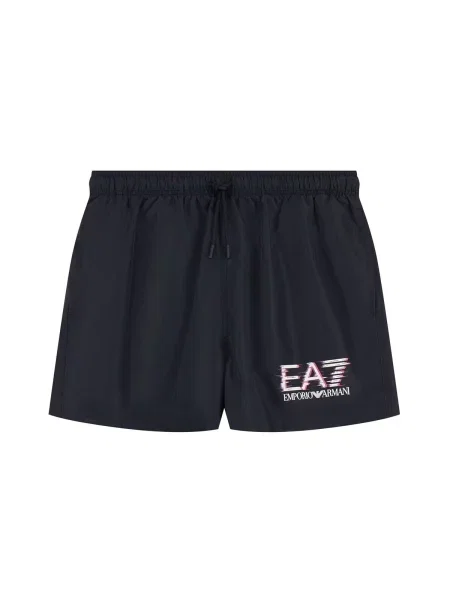 Pantaloni Emporio Armani albastru