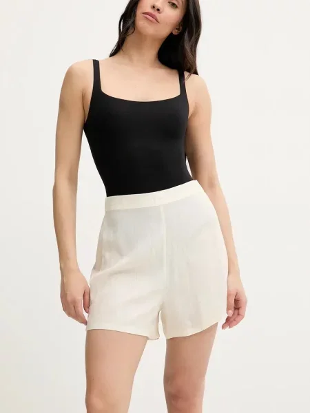 Calvin Klein Underwear szorty piżamowe beżowy