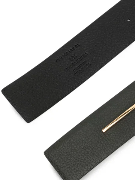 Cu centură reversibil curea Tom Ford cu cataramă negru