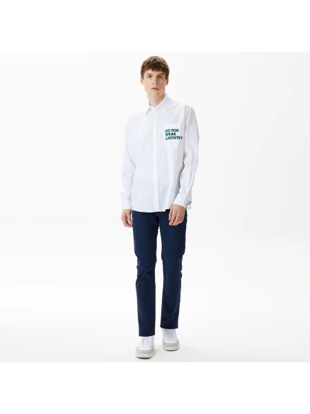Lacoste Spodnie Lacoste granatowe