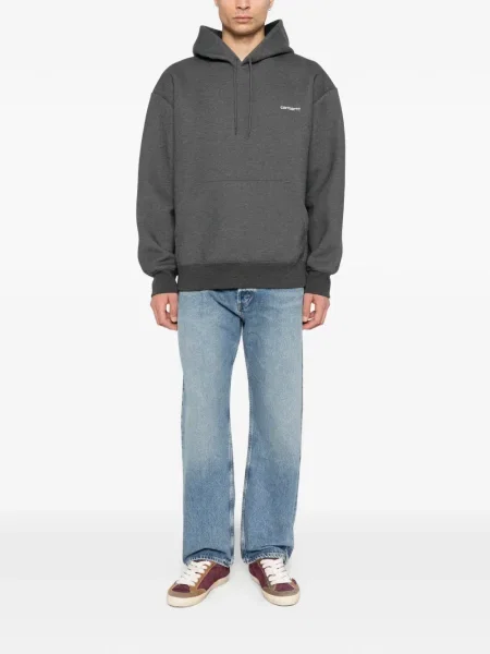 Hanorac cu glugă Carhartt Wip gri