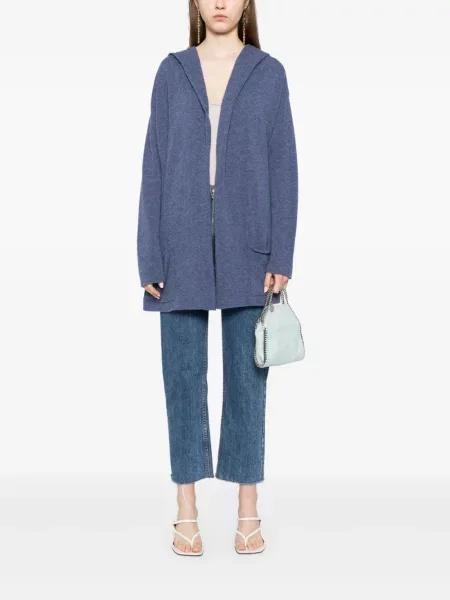 Cardigan Teddy Cashmere din cașmir teddy albastru