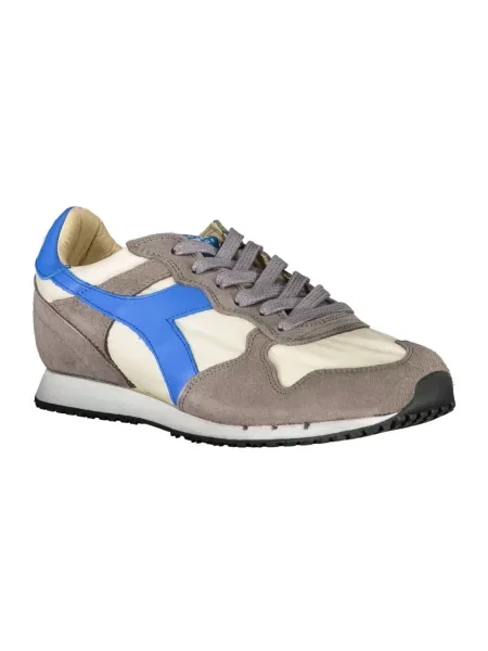 Trampki Diadora eleganckie sznurowane szare