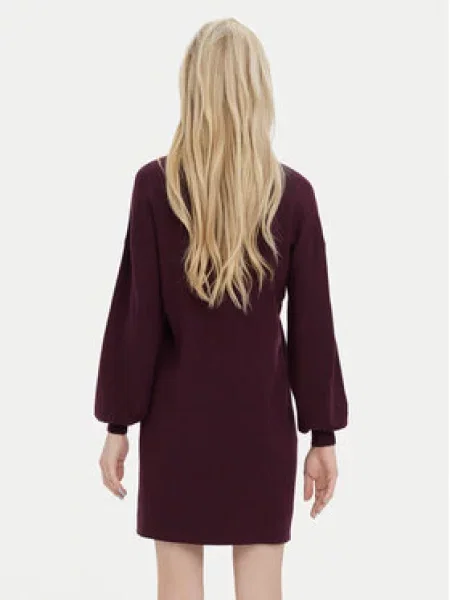 VERO MODA Pletena haljina VMNANCY vina ljubičasta