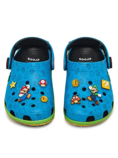 Crocs Чехли Super Mario Core Classic Clog Kids Цветен