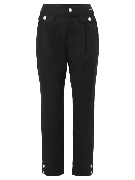 Influencer Kalhoty se sklady v pase černá