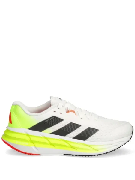 Бягане топ Adidas изрязани с принт бяло