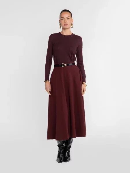 Джемпер Arber бавовна/ліоцел бордовий