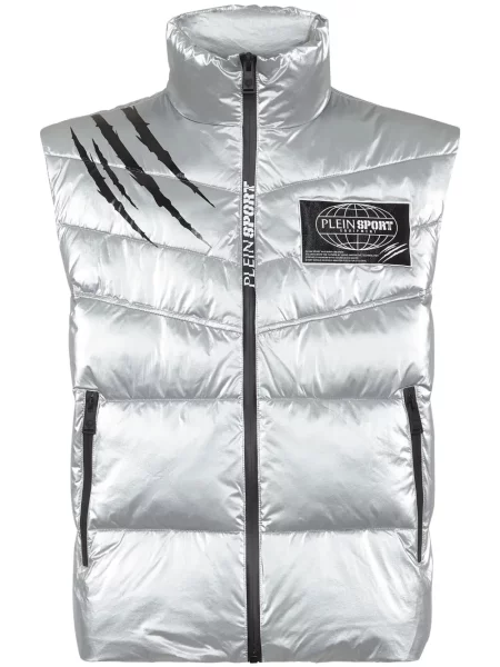 Елек Plein Sport сребристо