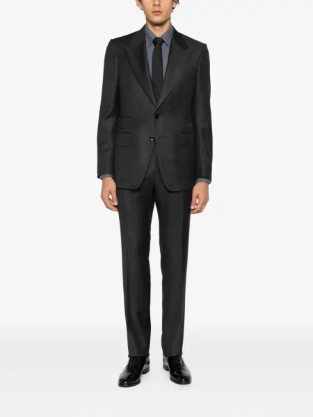 Costum Tom Ford cu rever gri