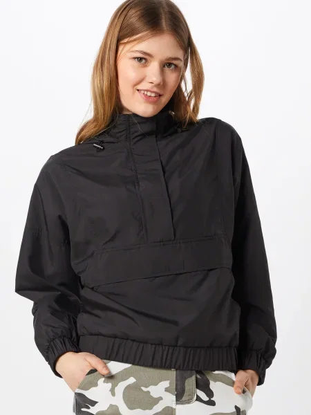 Urban Classics Geacă de primăvară-toamnă negru