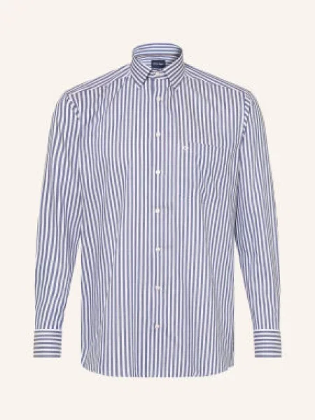Olymp Koszula Luxor O Kroju Comfort Fit blau biała