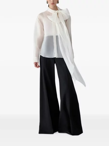 Blugi cu picior larg Carolina Herrera negru