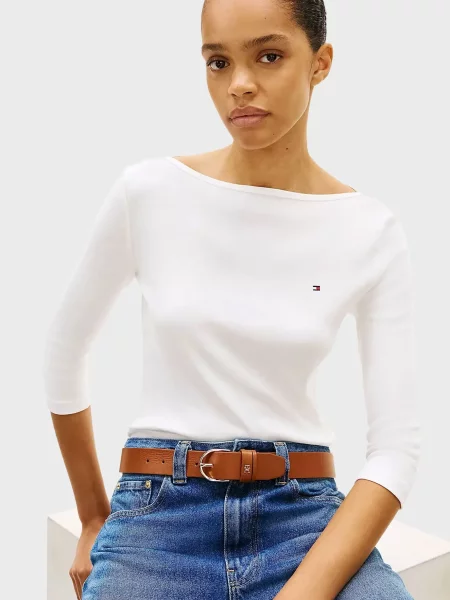 Лонгслів Tommy Hilfiger білий