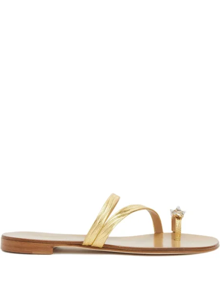 Sandale Giuseppe Zanotti cu tepi auriu