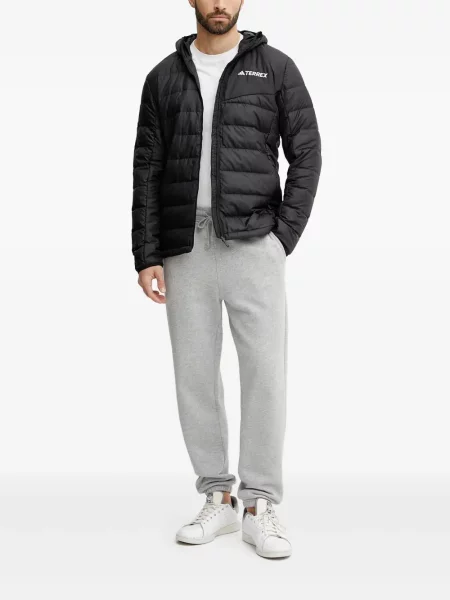 Sneakersy Adidas Terrex sznurowane w paski koronkowe czarne