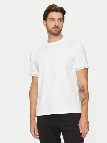 Karl Lagerfeld Tricou alb