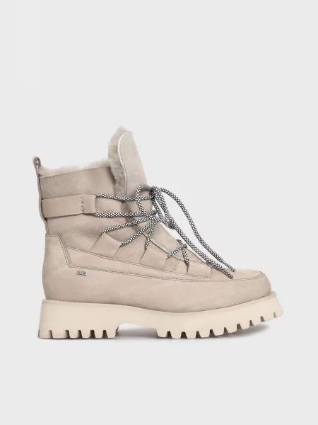 Кожаные ботинки Prpy серые