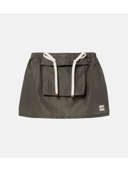 Fustă Miu Miu verde