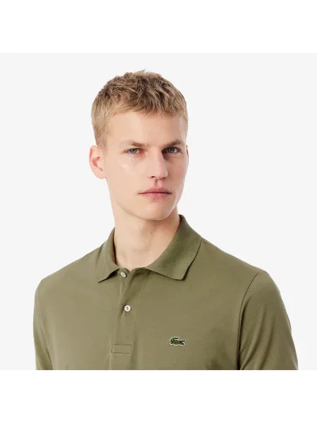 Lacoste поло чоловіче Classic Fit зелене