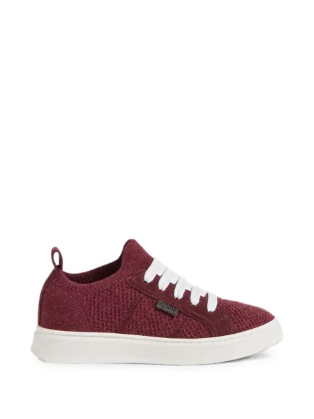 Sneakersy dziecięce Brunello Cucinelli czerwone