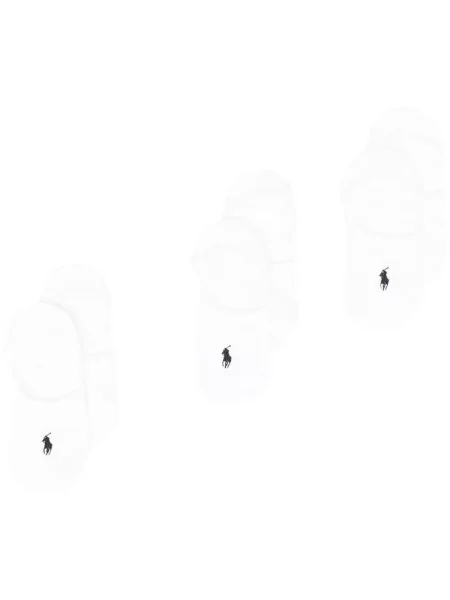 Вълнени чорапи Polo Ralph Lauren бродирани розово