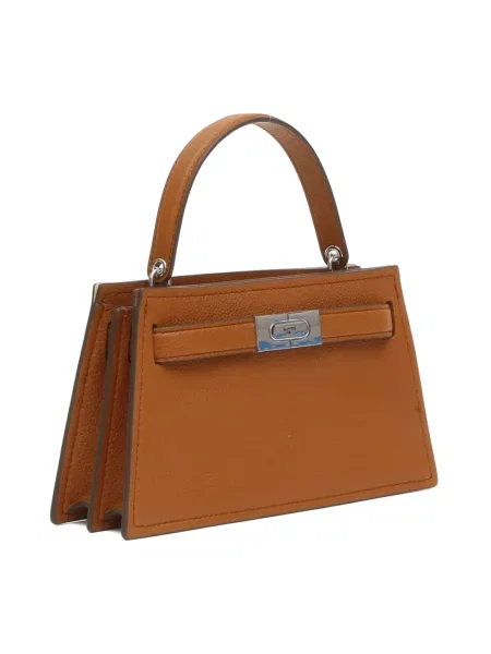 Torebka Tory Burch skórzana brązowa