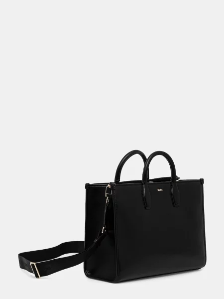 BOSS BLACK Geantă shopper Sandy MED negru