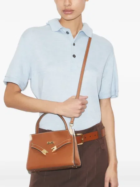 Geantă Tory Burch maro