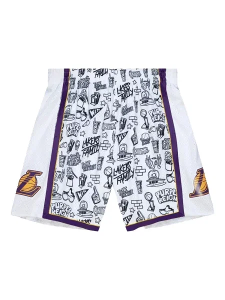 Pantaloni scurți Mitchell & Ness alb