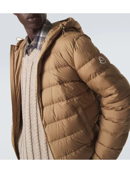 Geacă cu puf Moncler maro