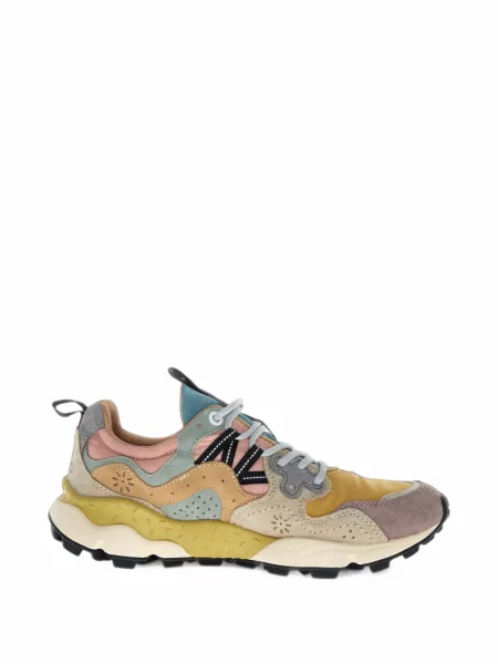 Sneakerși Flower Mountain din piele de căprioară