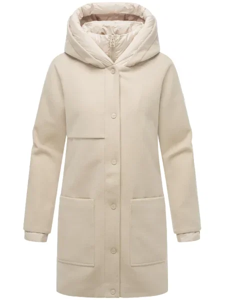 NAVAHOO Palton de iarnă Flauschwunder crem