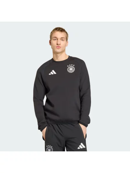 Bluza Niemcy Tiro Travel Crew czarna