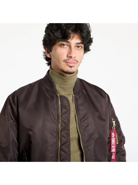 Яке тип бомбър Alpha Industries кафяво
