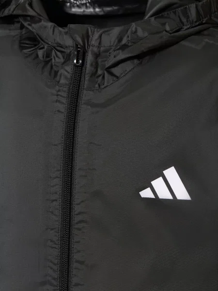 Adidas Kurtka Przeciwdeszczowa schwarz biała