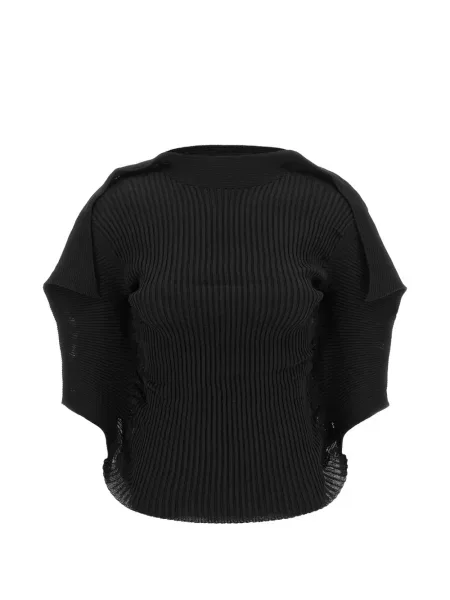 Bluză Issey Miyake drapată negru