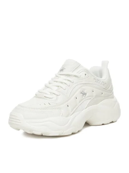 Sneakersy Beverly Hills Polo Club biela