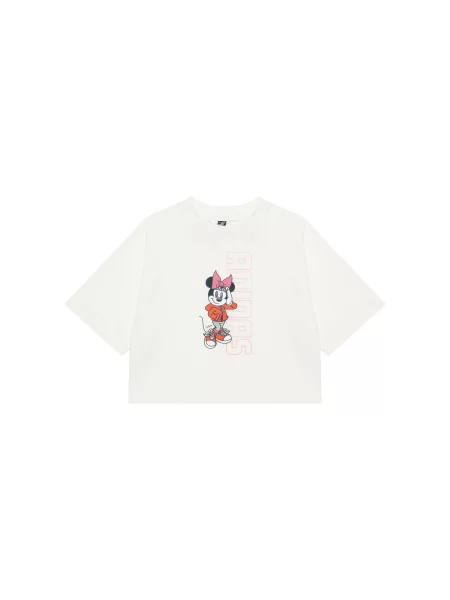 Adidas Футболка Disney Minnie Mouse Loose Fit білий