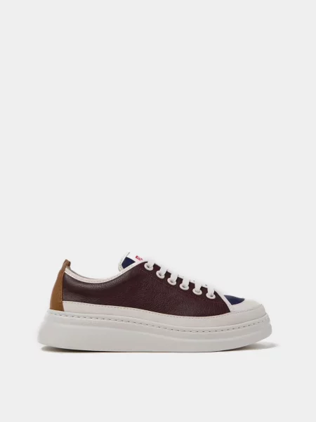 Шкіряні Кеди низькі Camper червоний/білий білі