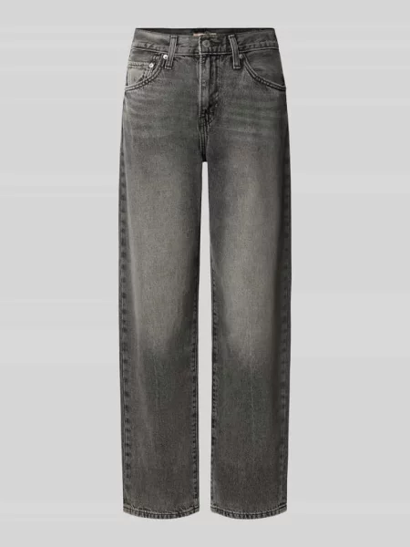 Jeansy o kroju tapered fit z czystej bawełny model EASY DAD' Levi's® 300