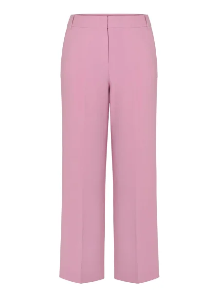 TATUUM Pantaloni cu dungă Masda închis roz